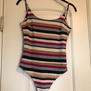 Stripped Body Suit